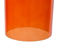 Paralume Da Soffitto Bottle Arancione Cm Ø 11X43