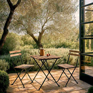 Set Tavolino e due sedie da Giardino modello Bistrot