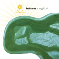 Laghetto da giardino green bracciano litri 220 dimensioni 136x100xh34 cm