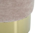 Puff Goldy Rosa Cm Ø 35X42