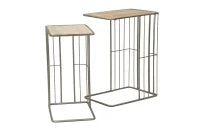 Tavolinetti Industry Coppia Cm 50.5X36X68-44X31X62