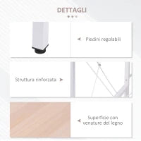 Scrivania Angolare a L con Piedini Regolabili, Scrivania pc in Legno e Acciaio, 150x150x76 cm, Rovere