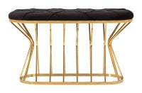 Panca Zig Nera cm 91X38X52