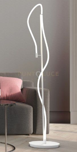 NOEMI-P B Lampada da terra led bianco opaco 36W dimmerabile dimmerabile lumen 2440 SDD 2800 - 5000k