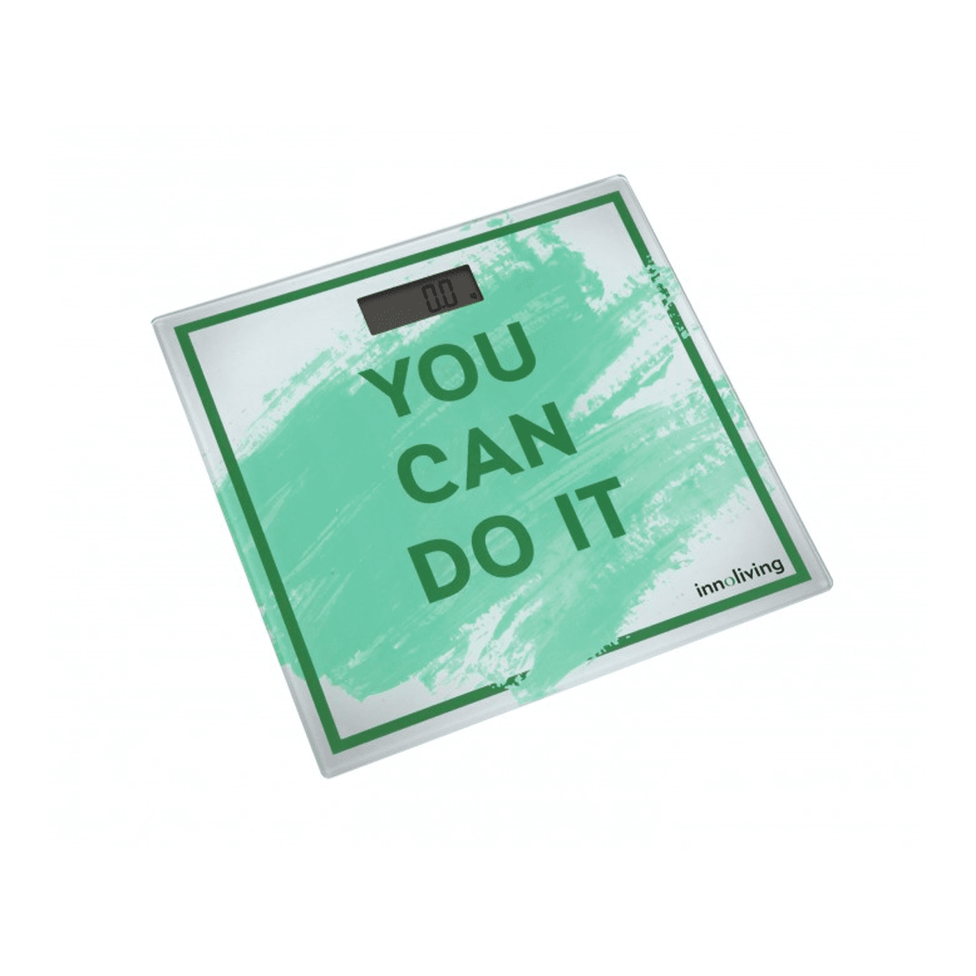 Bilancia Pesapersone Ultraslim "You Can Do It"_Verde Innoliving INN-142G