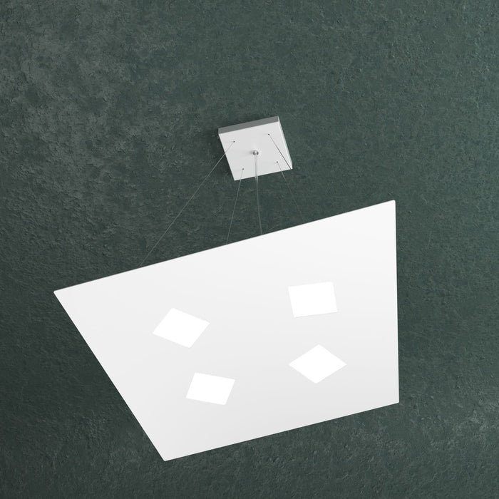 NOTE SOSPENSIONE 4+2 LUCI BIEMISSIONE BIANCO 1140-S4+2-BI