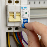 Chint interruttore magnetotermico compatto 1p+n curva c 1 modulo 4,5 ka 230v *** ampere 6 ampere, confezione 1