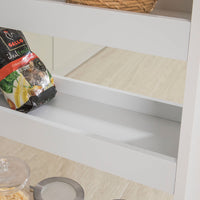 Carrellino Salvaspazio CarrelloPortaoggetti Bianco NSR01-W SoBuy