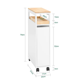 SoBuy Carrellino salvaspazio 20x51x79cm NSR11-WN