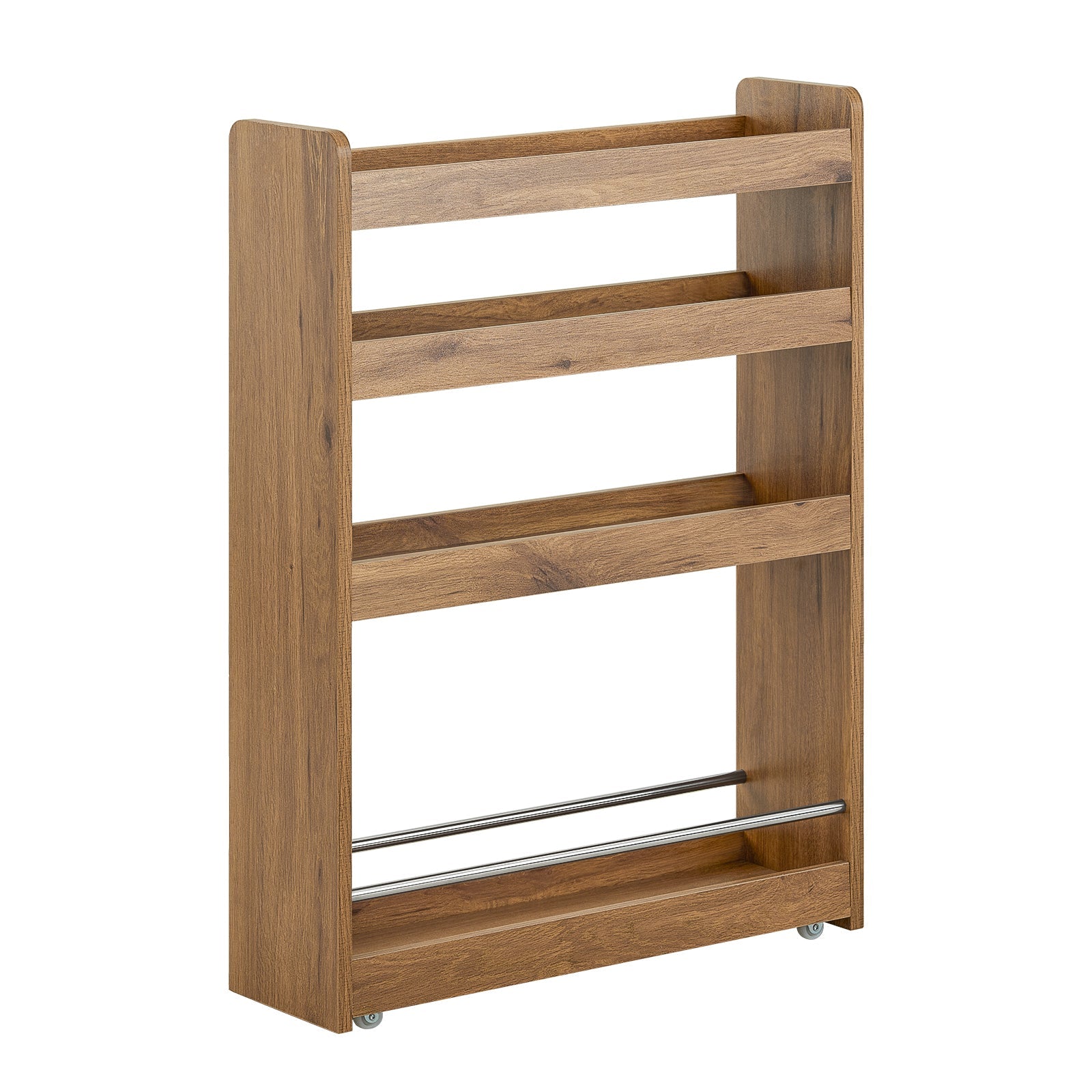 Carrellino Salvaspazio CarrelloPortaoggetti Marrone NSR01-PF SoBuy