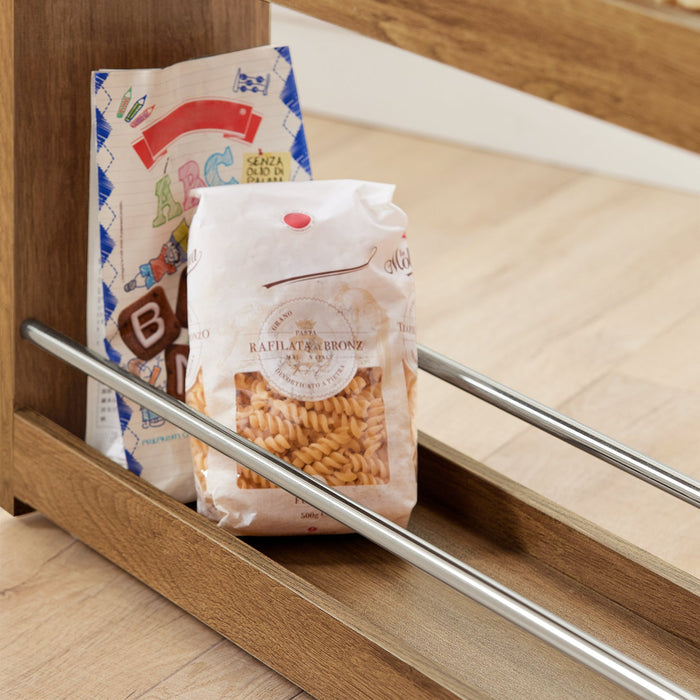 Carrellino Salvaspazio CarrelloPortaoggetti Marrone NSR01-PF SoBuy