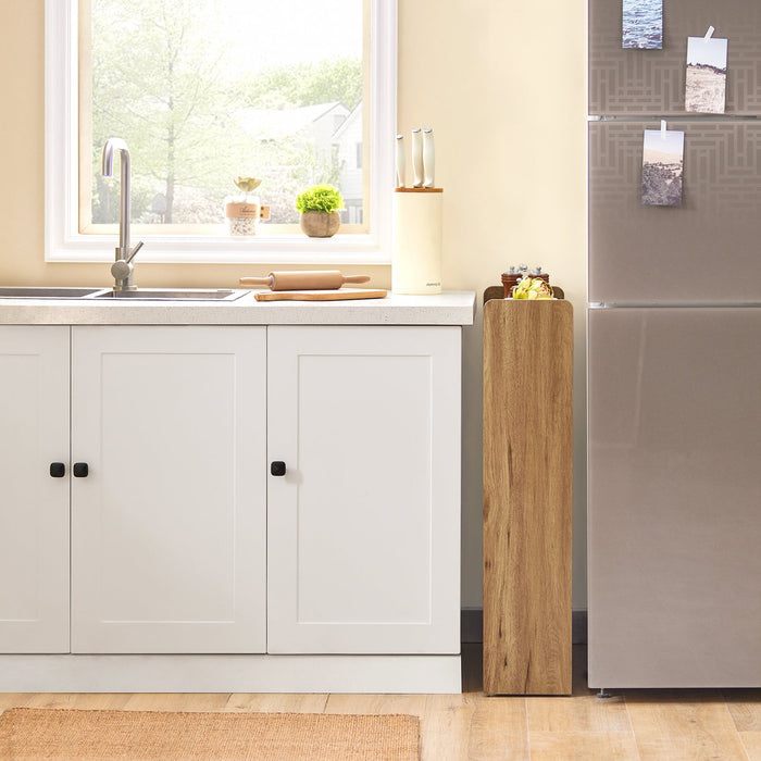 Carrellino Salvaspazio CarrelloPortaoggetti Marrone NSR01-PF SoBuy