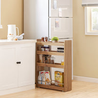 Carrellino Salvaspazio CarrelloPortaoggetti Marrone NSR01-PF SoBuy