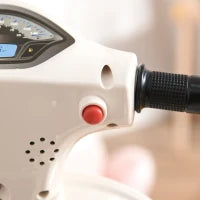 Moto Elettrica per Bambini con Licenza Ufficiale Vespa Batteria 6V, Fari e Clacson, per Bimbi da 18-36 mesi, Bianco, 66.5x38x52cm