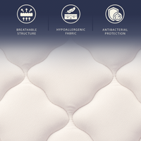 Materasso 160 x 200 a Molle Insacchettate e Memory Foam | Altezza 25 cm | Ergonomico, Ignifugo, Anallergico | Dotato di Dispositivo Medico Classe 1 | Prodotto in Italia