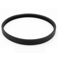 Guarnizione siliconica h.12 mm canna fumaria doppia parete tenuta ermetica *** misura Ø 150/200 mm, confezione 1