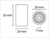 Ugelli MAX in ceramica per sabbiatrice professionale, diametro foro ø 7 mm 4 pz. NZL7-SBT MAX