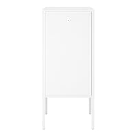 Set di 2 Comodini Hausjärvi con Anta a Destra e Sinistra 82 x 35 x 35 cm - Bianco [en.casa]