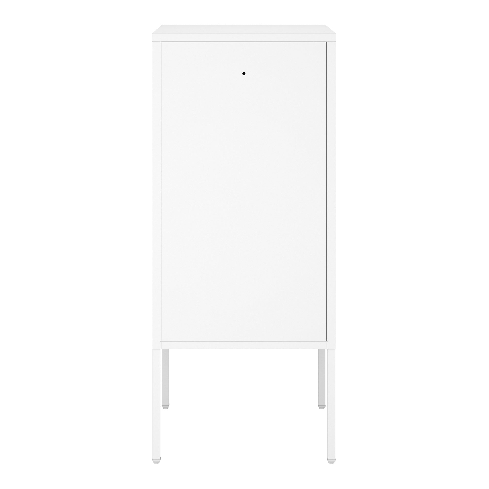 Set di 2 Comodini Hausjärvi con Anta a Destra e Sinistra 82 x 35 x 35 cm - Bianco [en.casa]