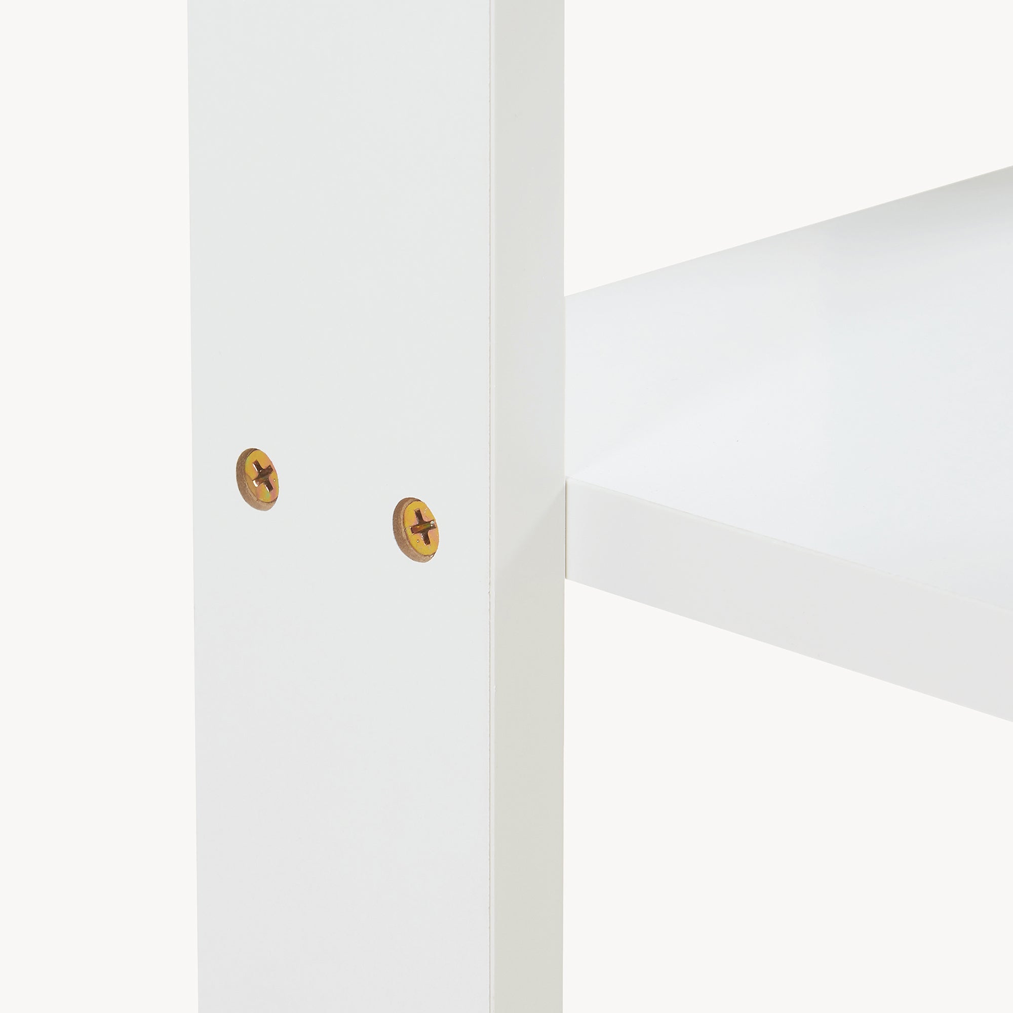 Tavolino da Divano Thyholm Scaffale Basso Multifunzionale 55x30x30 Bianco [en.casa]