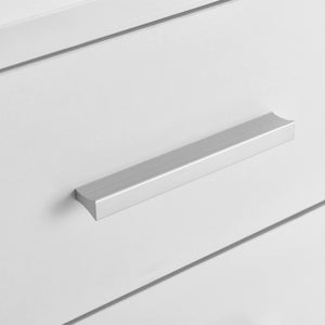 Comodino con 2 Cassetti 38 x 34 x 37 cm - Bianco [en.casa]