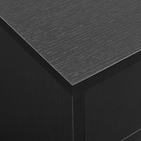 Comodino con 2 Cassetti 38 x 34 x 37 cm - Grigio [en.casa]