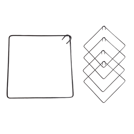 Staffe armatura ferro 50x50 cm strutture cemento disponibili diverse quantità *** pezzi 5, confezione 1