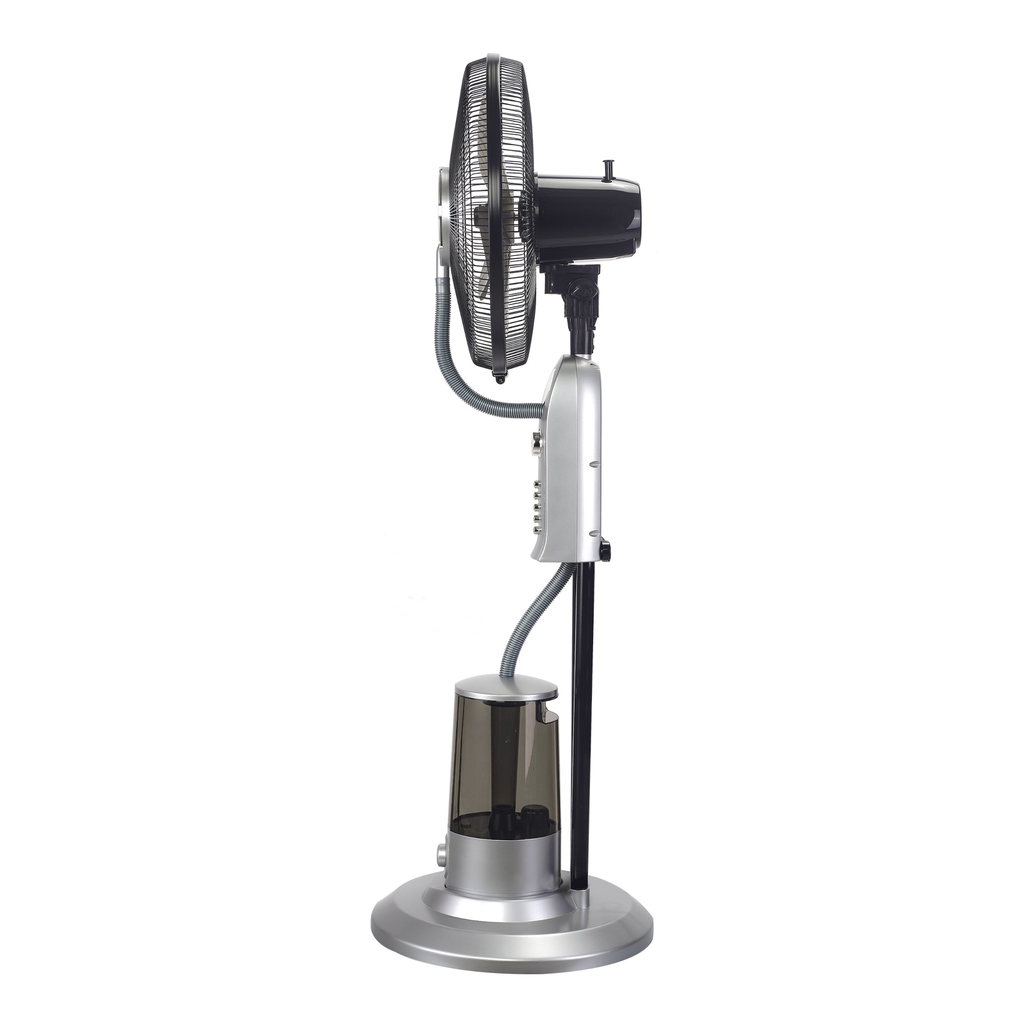 Ventilatore a Piantana con Nebulizzatore Regolabile - 3 Velocitá, Modalitá Oscillazione, Testa Inclinabile - Motore 75W