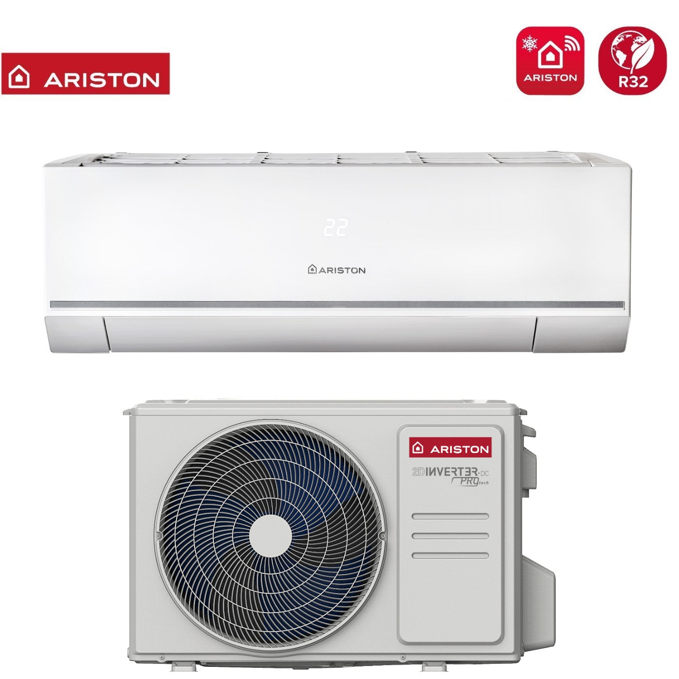 Condizionatore Ariston NEVIS EVO 25 9000 Btu R-32 Wi-Fi Integrato