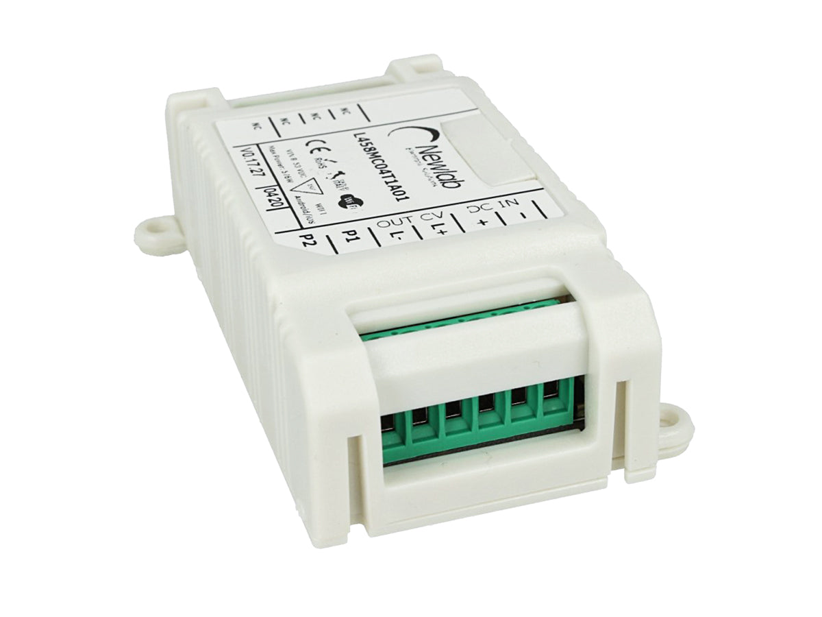 Newlab Led Dimmer PWM In Tensione Pulsante N.O. WiFi 12A 12V 24V 48V Compatibile Alexa Google Home