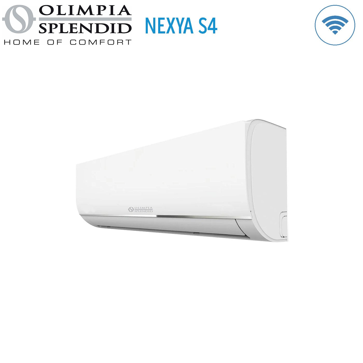 Climatizzatore Condizionatore Olimpia Splendid Quadri Split Inverter serie NEXYA S4 12+12+12+12 con OS-CEMEH42EI R-32 Wi-Fi Integrato 12000+12000+12000+12000