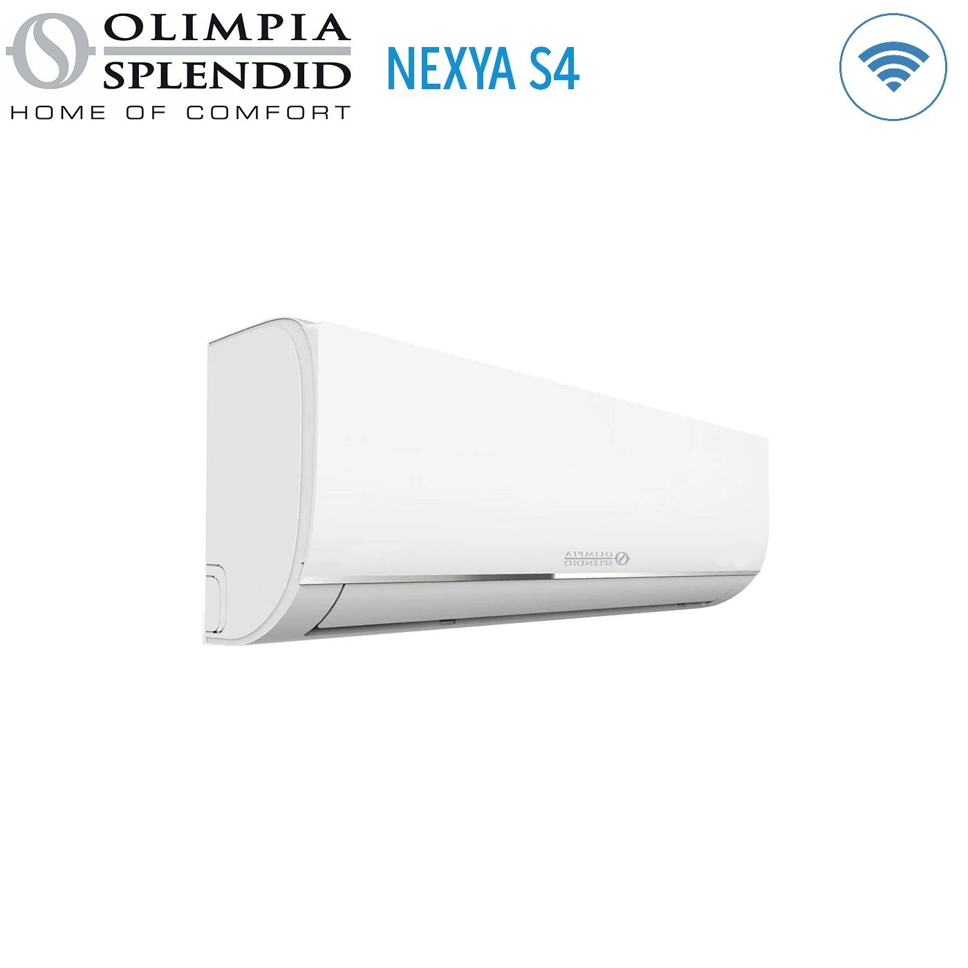 Climatizzatore Condizionatore Olimpia Splendid Dual Split Inverter serie NEXYA S4 9+9 con OS-CEMYH14EI R-32 Wi-Fi Integrato 9000+9000