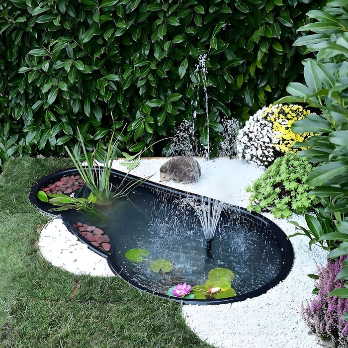 Laghetto da giardino tovel nero litri 500 da 190x105xh52