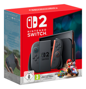 Nintendo Switch 2 + Mario Kart World console da gioco portatile 20,1 cm (7.9") 256 GB Touch screen Wi-Fi Nero