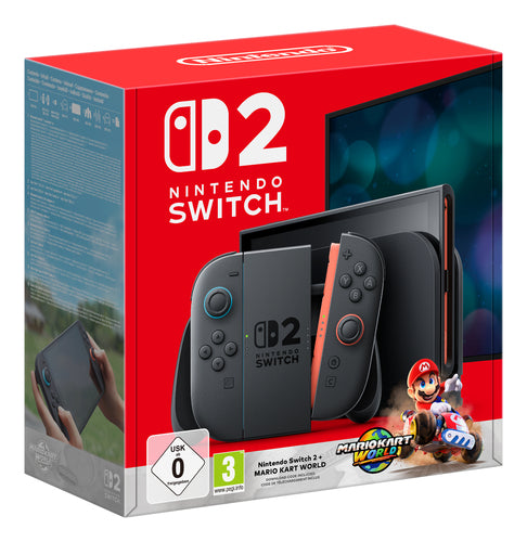 Nintendo Switch 2 + Mario Kart World console da gioco portatile 20,1 cm (7.9") 256 GB Touch screen Wi-Fi Nero