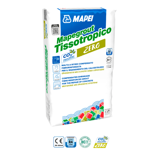 Malta strutturale ripristino calcestruzzo mapegrout tissotropico zero sacco 25kg