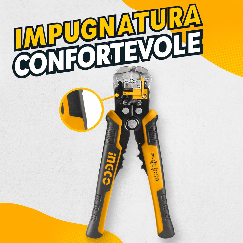 Pinza spellafili multifunzione 3 in 1 automatica spelatura taglio crimpatura