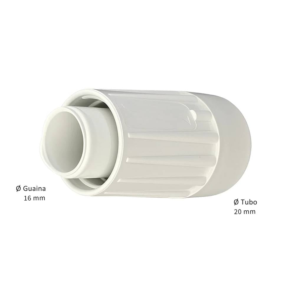 Raccordo faeg tubo guaina ip65 per impianti elettrici durevole *** diametro tubo 20 millimetri, diametro guaina 16 mi...