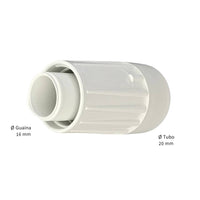 Raccordo faeg tubo guaina ip65 per impianti elettrici durevole *** diametro tubo 20 millimetri, diametro guaina 16 mi...