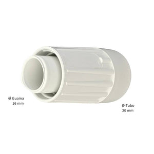 Raccordo faeg tubo guaina ip65 per impianti elettrici durevole *** diametro tubo 20 millimetri, diametro guaina 16 mi...