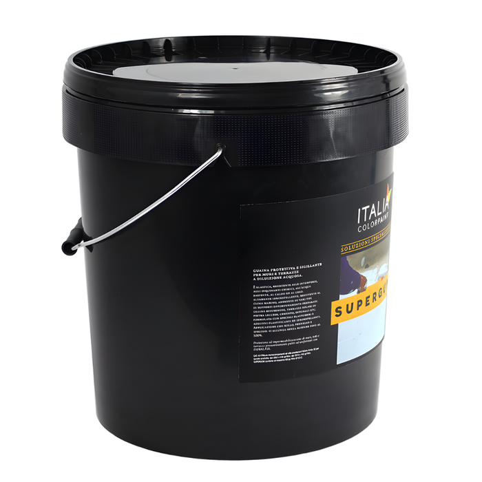 Supergum guaina elastomerica sigillante per muri e terrazze *** formato 5 kg, colore- rosso premium 2003, confezione 1