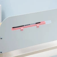 Set Scrivania e Sedia per Bambini da 3 Anni Regolabile, Tavolo Inclinabile a 60° con Cassetto e Ripiani, Rosa