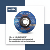 Disco da taglio top per materiali pieni acciaio ferro tubi e profilati *** misura Ø 115 x 2,5 x 22 mm, confezione 1