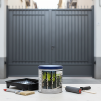 Ecolux smalto ferromicaceo antichizzante acrilico grigio medio 8011 *** formato 2.5 lt, confezione 1