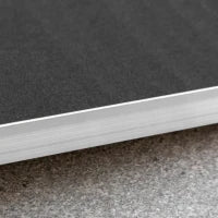 Rampa Pieghevole per Sedia a Rotelle in Alluminio con Rivestimento Antiscivolo e Bordi di Sicurezza, 183x73.5 cm, Nero