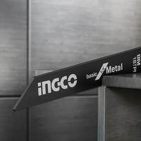 Lama ricambio seghetto a gattuccio metallo acciaio lamiera 2 pezzi ingco