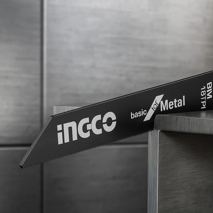 Lama ricambio seghetto a gattuccio metallo acciaio lamiera 2 pezzi ingco