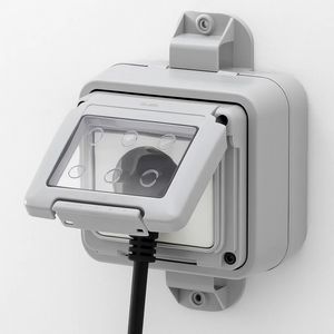 Gewiss 27057 contenitore stagno da palo 3 moduli ip55 grigio chiaro