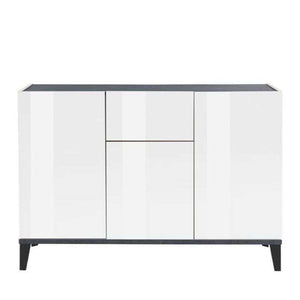 Credenza 3 ante cassetto 120x40cm soggiorno ingresso cucina Rachel