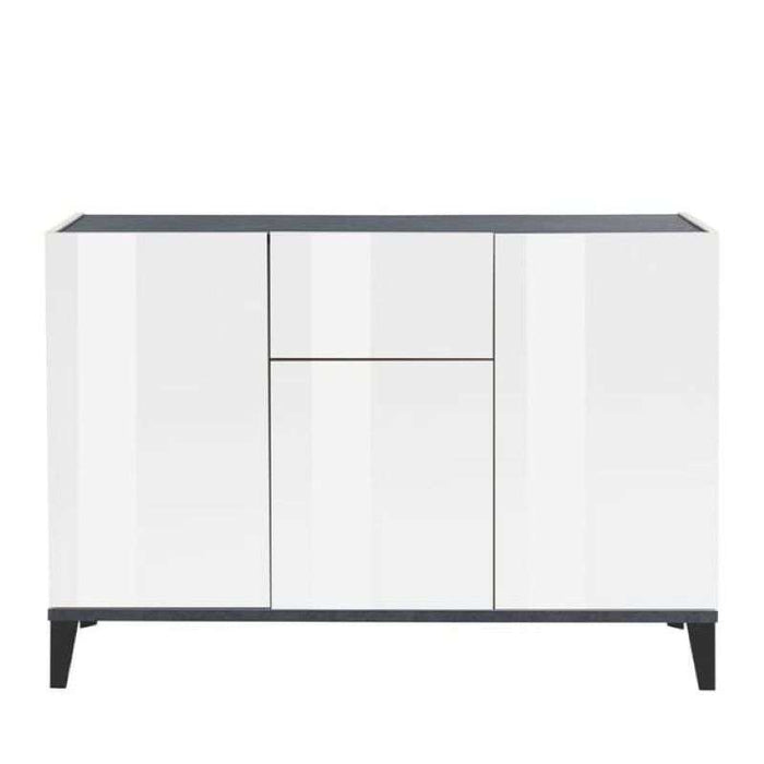 Credenza 3 ante cassetto 120x40cm soggiorno ingresso cucina Rachel